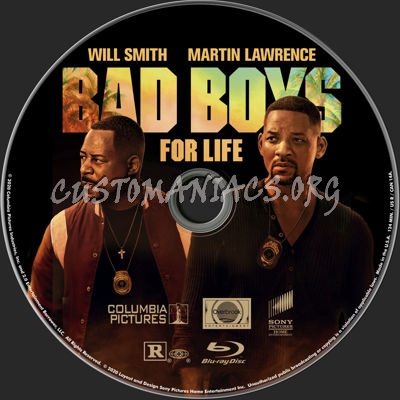 Bad Boys for Life (2020) blu-ray label