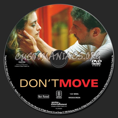 Don't Move dvd label