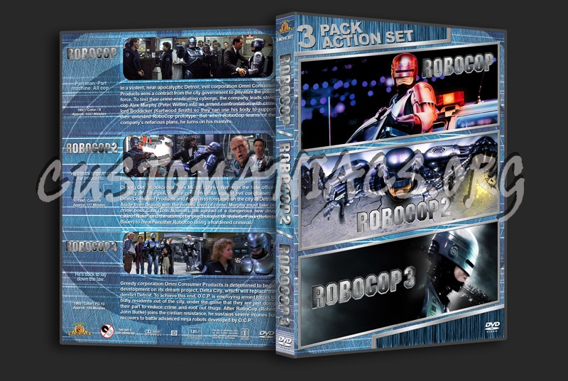 RoboCop Triple Feature dvd cover