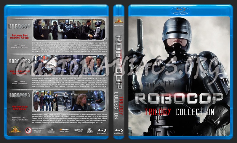 RoboCop Trilogy Collection blu-ray cover