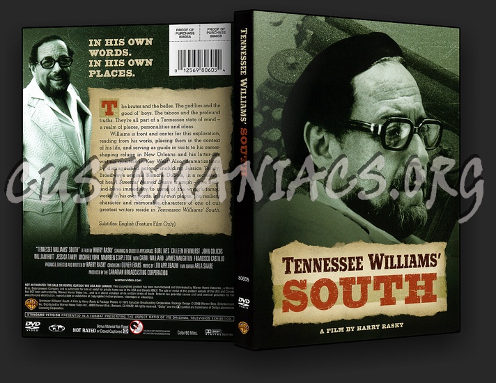 Tennessee Williams' South dvd cover