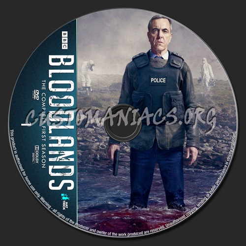 Bloodlands Season 1 dvd label