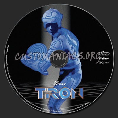 Tron blu-ray label