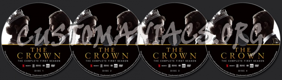 The Crown - Season 1 dvd label