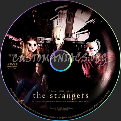 The Strangers dvd label