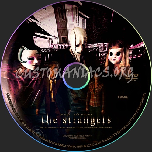 The Strangers dvd label