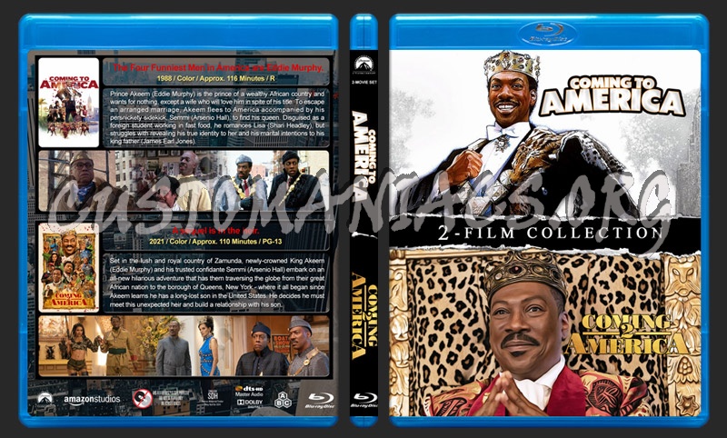 Coming to America Double Feature blu-ray cover