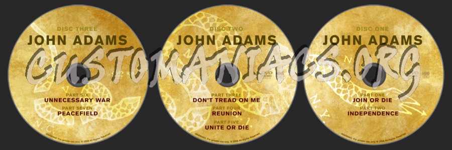 John Adams dvd label