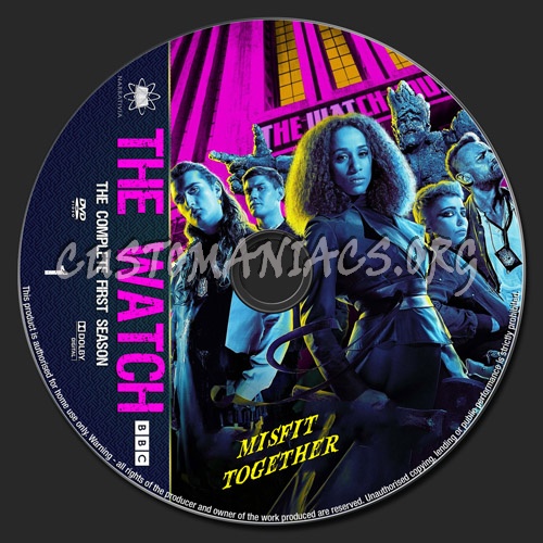 The Watch Season 1 dvd label