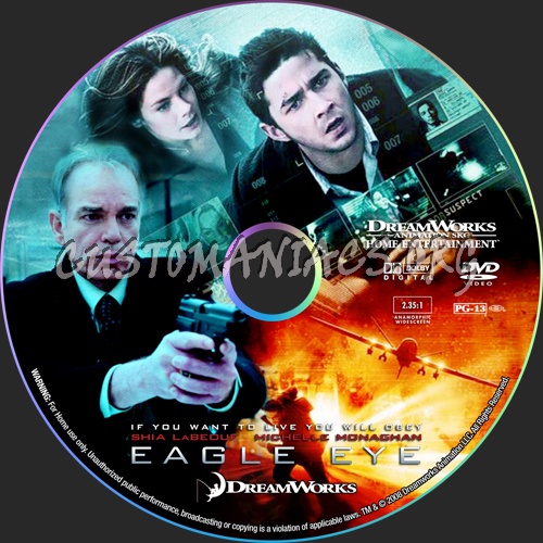 Eagle Eye dvd label