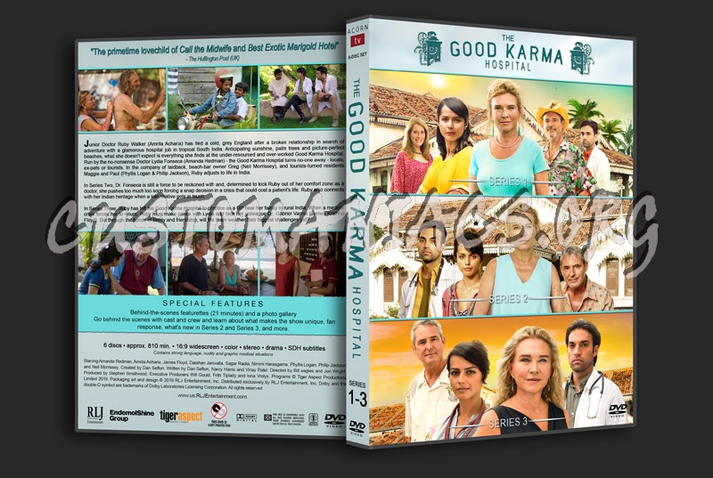 The Good Karma Hospital - Series 1-3 dvd cover