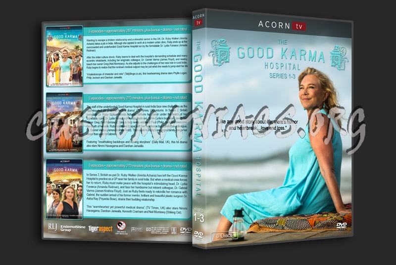 The Good Karma Hospital - Series 1-3 dvd cover