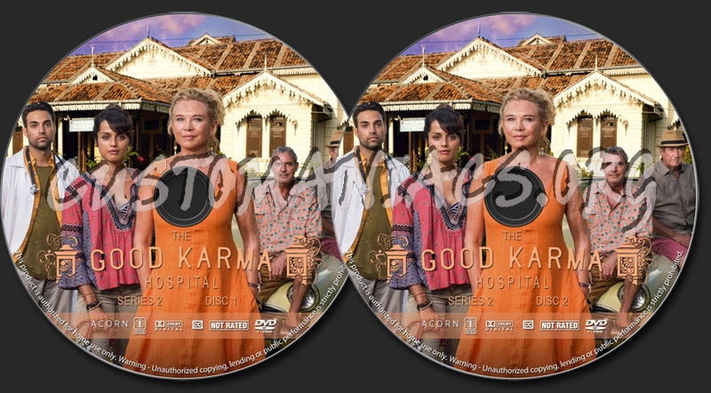 The Good Karma Hospital - Series 2 dvd label