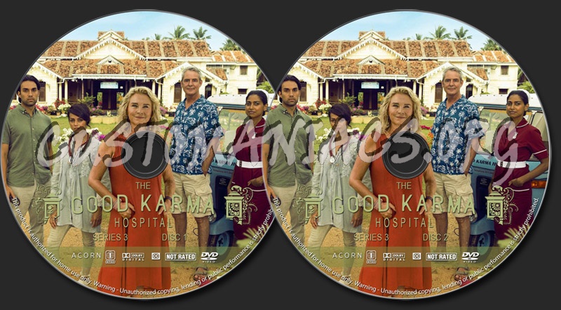 The Good Karma Hospital - Series 3 dvd label