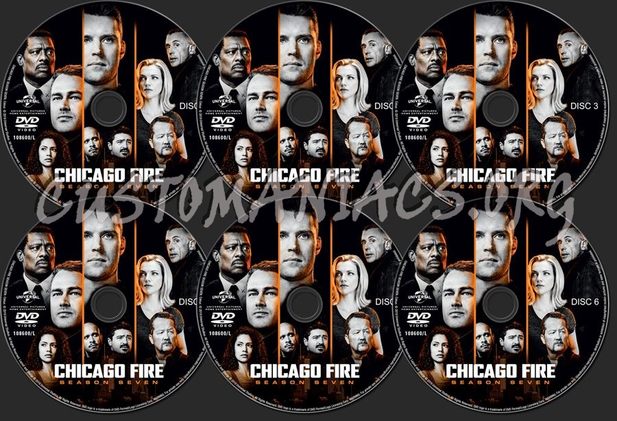 Chicago Fire Season 7 dvd label