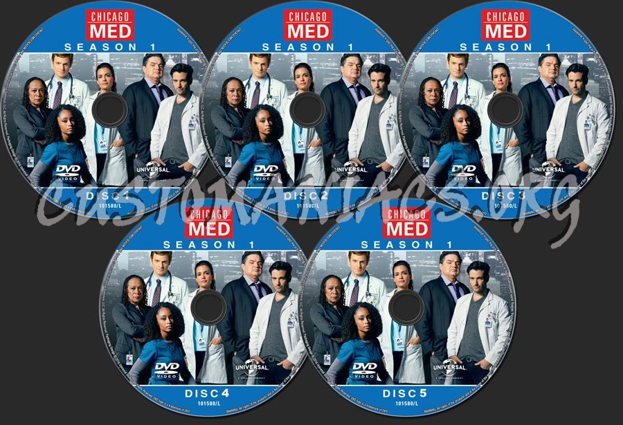 Chicago Med Season 1 dvd label