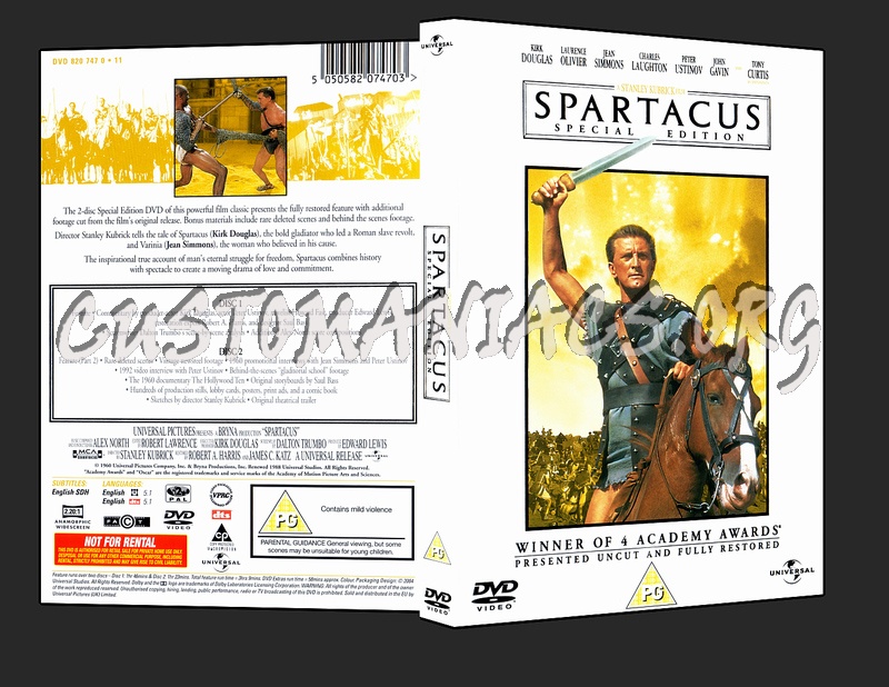 Spartacus dvd cover