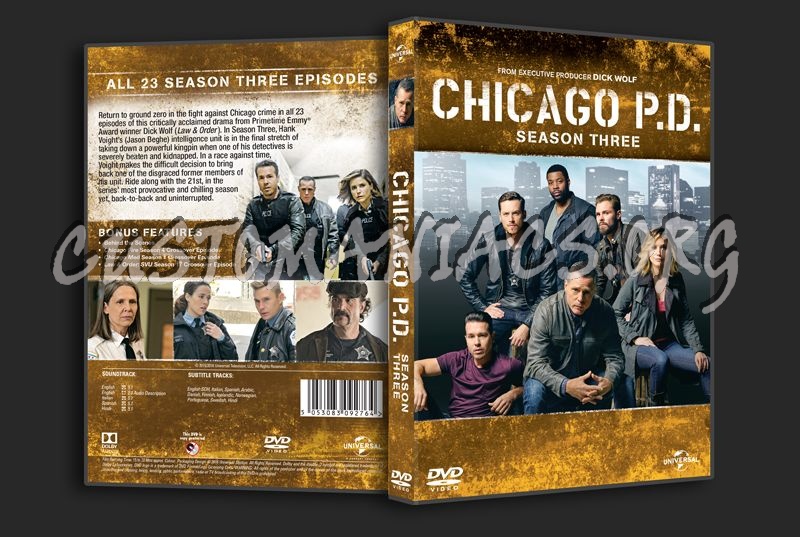 Chicago PD Season 3 dvd cover