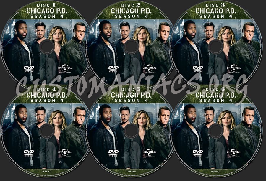 Chicago PD Season 4 dvd label