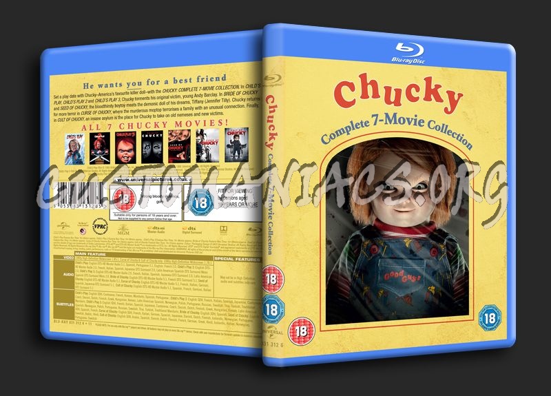 Chucky Complete Collection blu-ray cover