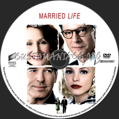 Married Life dvd label