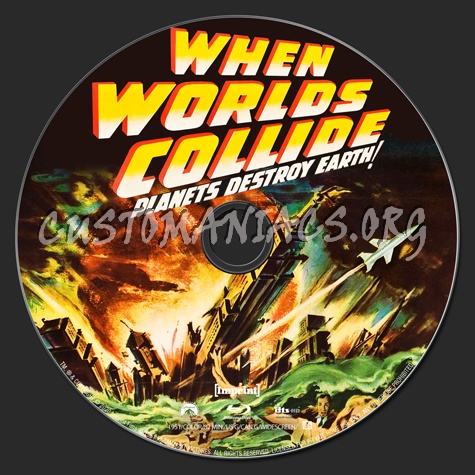 When Worlds Collide (1951) blu-ray label