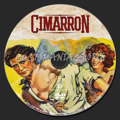 Cimarron (1930) dvd label