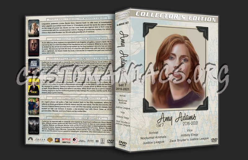 Amy Adams Filmography - Set 7 (2016-2021) dvd cover