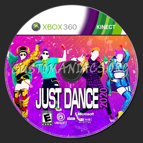 Kinect Just Dance (2020) dvd label