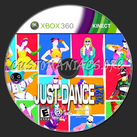 Kinect Just Dance (2021) dvd label