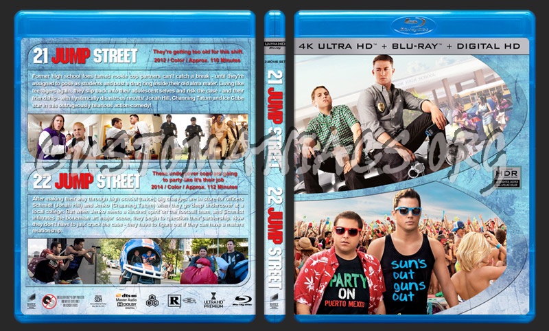 21/22 Jump Street Double Feature (4K) blu-ray cover