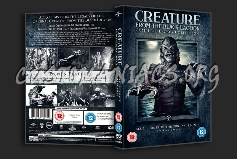 Creature from the Black Lagoon Legacy Collection dvd cover