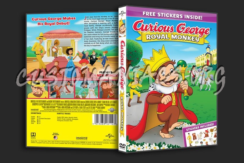 Curious George Royal Monkey dvd cover