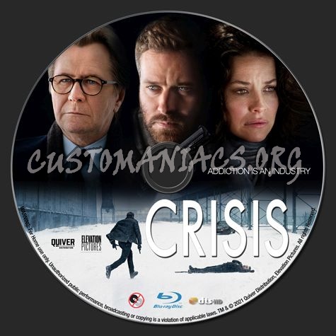 Crisis (2021) blu-ray label