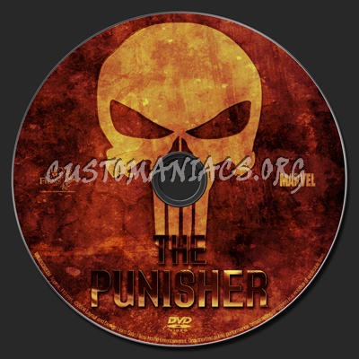 The Punisher dvd label