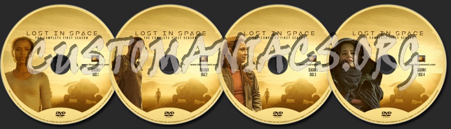 Lost in Space (Season 1) dvd label