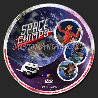 Space Chimps dvd label