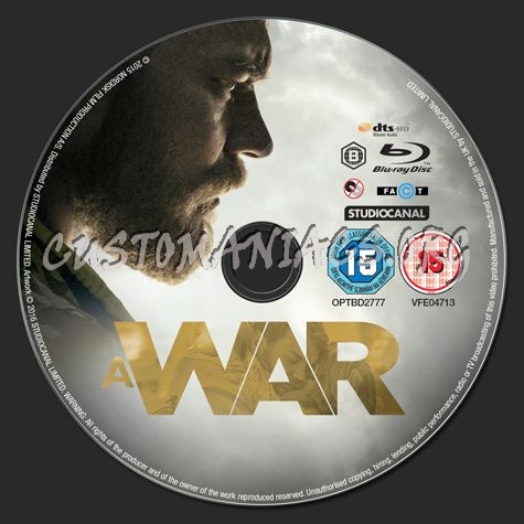 A War blu-ray label