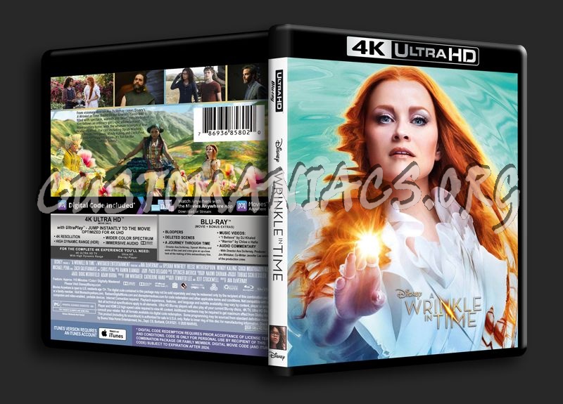 A Wrinkle in Time 4K blu-ray cover