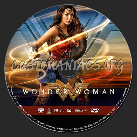 Wonder Woman dvd label