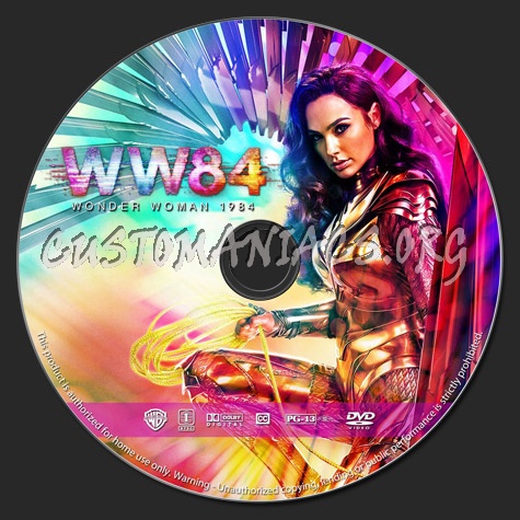 Wonder Woman 1984 dvd label