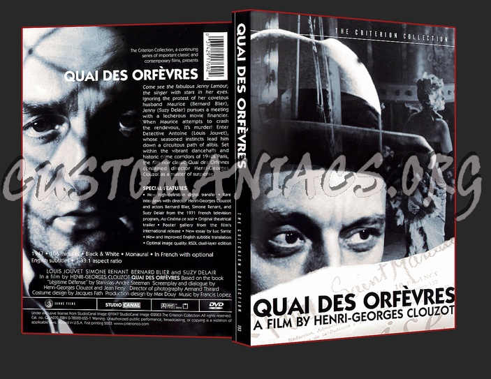 193 - Quai des Orfvres dvd cover