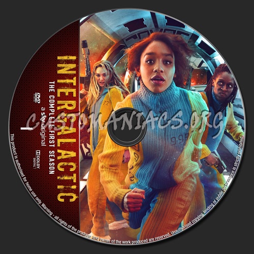 Intergalactic Season 1 dvd label