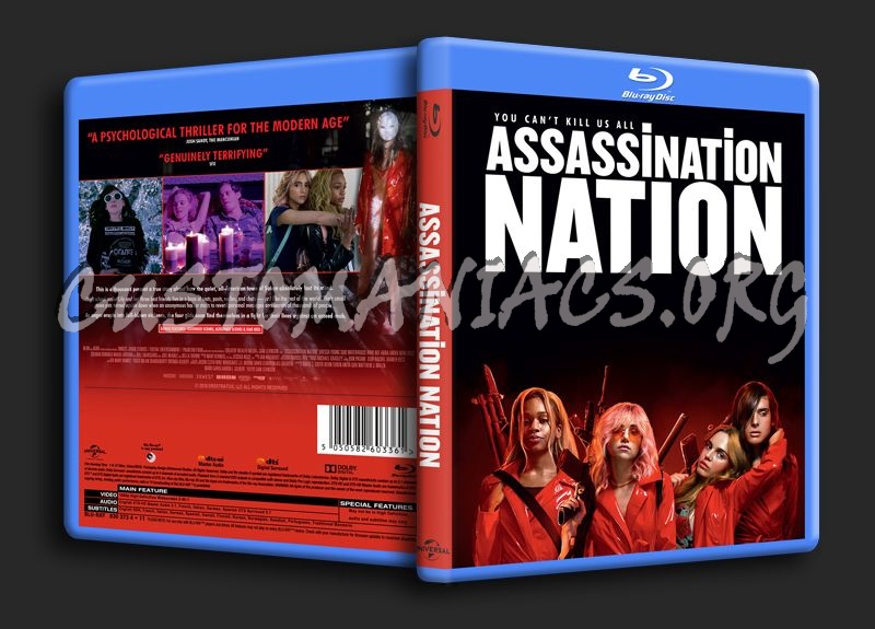 Assassination Nation blu-ray cover