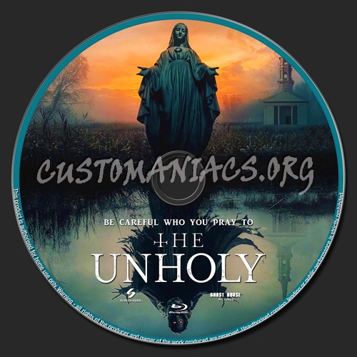 The Unholy blu-ray label