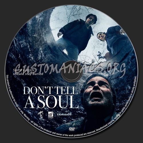 Don't Tell A Soul dvd label