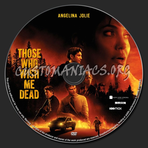 Those Who Wish Me Dead dvd label