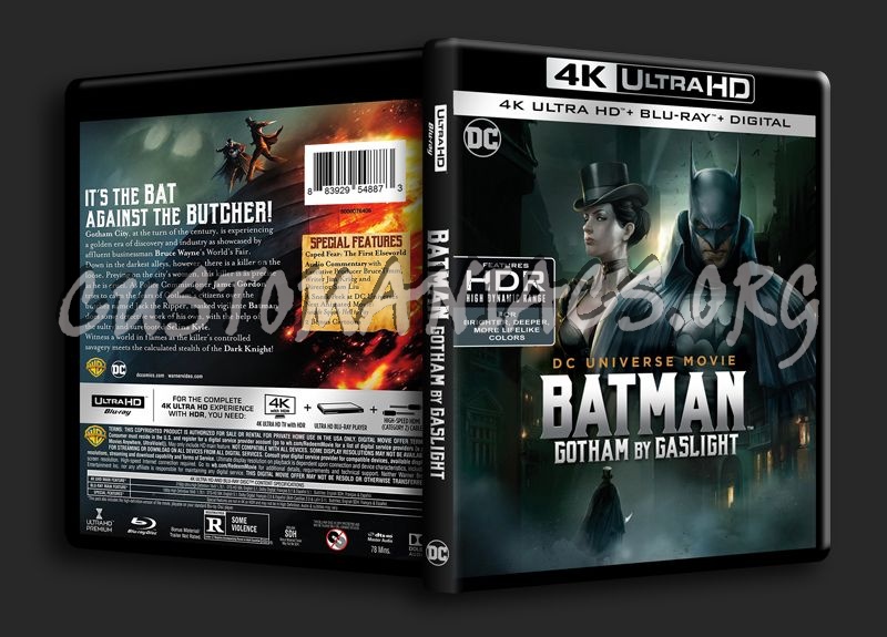 Batman Gotham by Gaslight 4K blu-ray cover