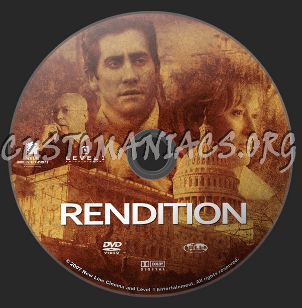 Rendition dvd label