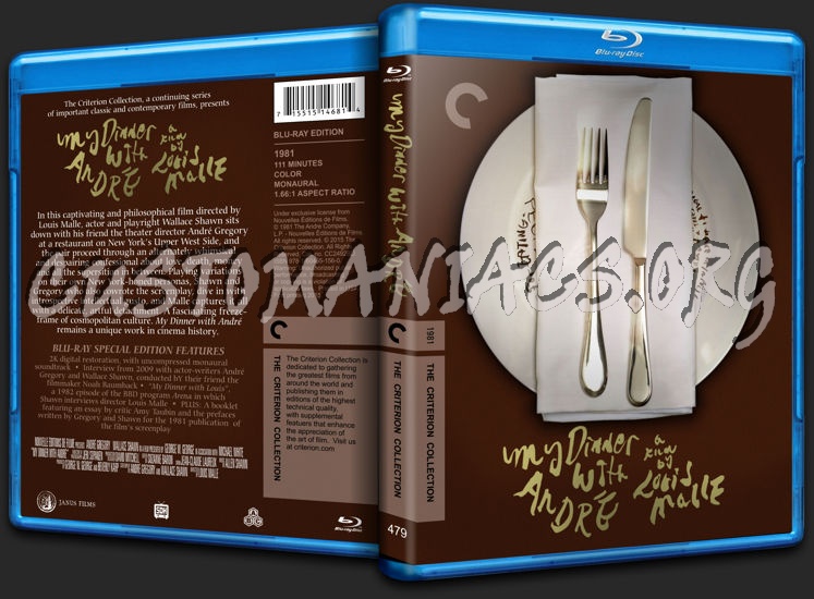 479 - My Dinner with Andr blu-ray cover